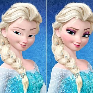 Le principesse Disney senza Make Up